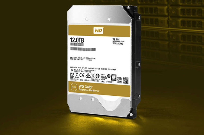 Ổ cứng WD Gold 12TB chuyên dành cho lưu trữ doanh nghiệp