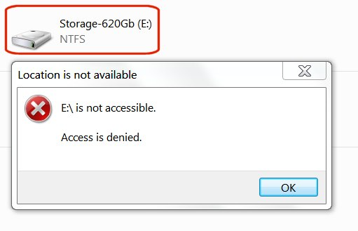 Cách lấy lại quyền truy cập ổ cứng, sửa lỗi không mở được ổ cứng