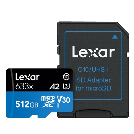 Thẻ nhớ Lexar 512 GB Micro 633X SDXC 95MB/45MB/s 