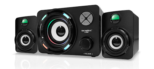 Loa vi tính SoundMax A600 (2.1) 16W, Đen Loa vi tính SoundMax A600 (2.1) 16W, Đen