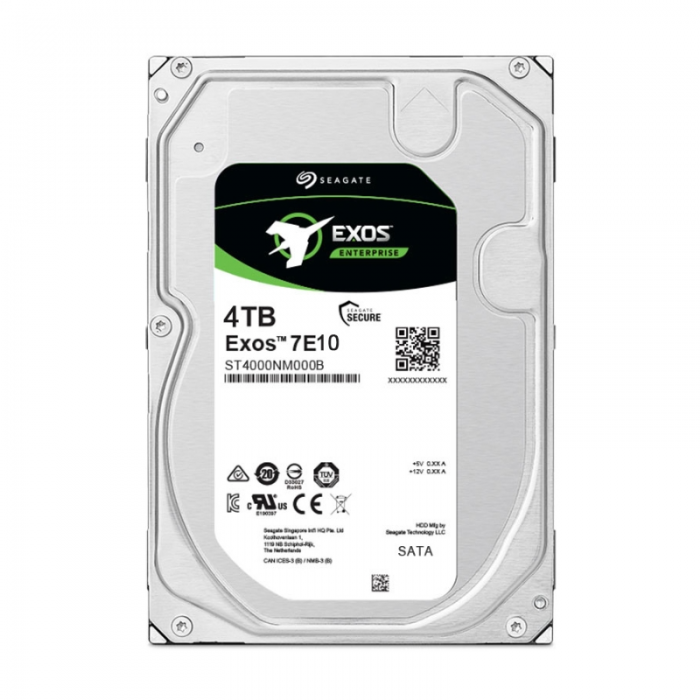 Seagate Exos 4TB 7E10 ST4000NM000B 7.2K RPM SATA-6Gb/s 3.5'' 