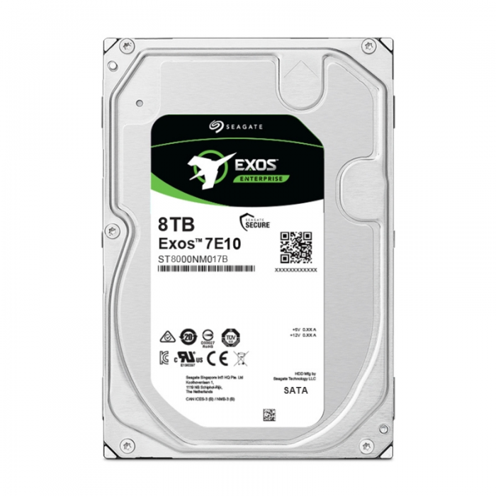 Seagate Exos 8TB 7E10 ST8000NM017B 7.2K RPM SATA-6Gb/s 3.5'' 