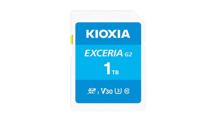 Thẻ nhớ SD KIOXIA 1024G EXCERIA CL10 UHS-I U3 V30 4K A1 R100/W50- LNEX2L001TG4