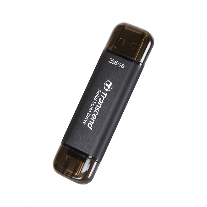 Ổ cứng di động SSD Transcend ESD310C 128GB - Đen