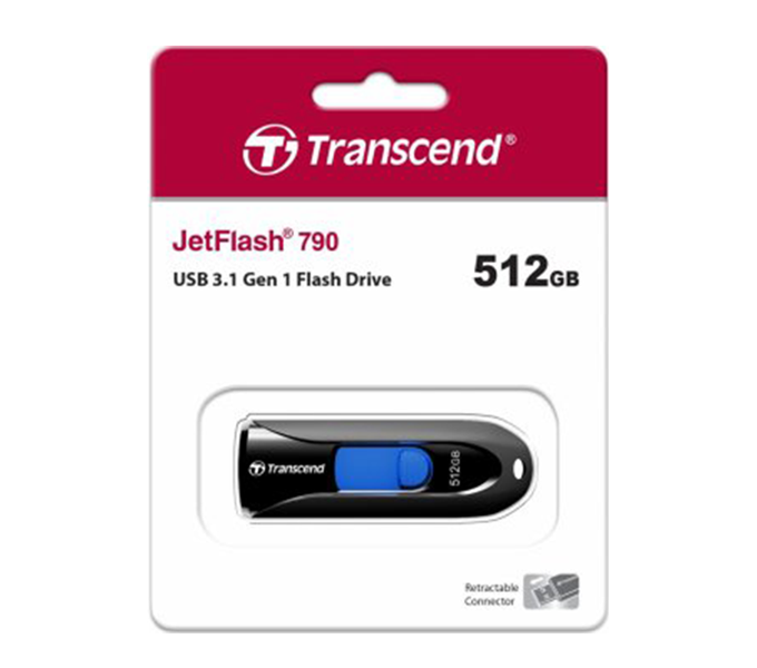 Ổ cứng di động 512GB JF790K / USB 3.1 Transcend - TS512GJF790K