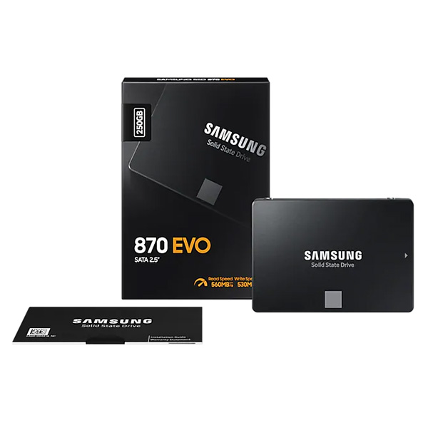 Ổ cứng SSD 250GB Samsung 870 EVO ( MZ-77E250BW )