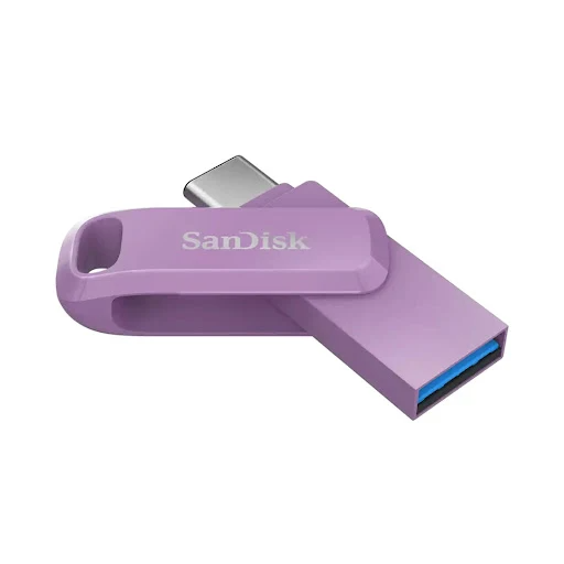 Ổ cứng DĐ SanDisk- 64GB Lavender DDDC3 ULtra Dual Drive 3.1/TypeC-SDDDC3-064G-G46L