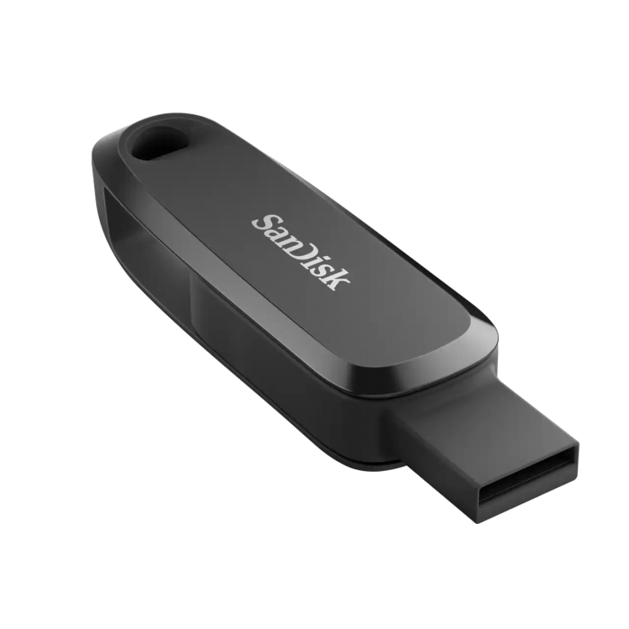Bộ nhớ ngoài SanDisk 64G SDDDC6-064G-G46,Ultra Dual Drive USB USB 3.2 Type-C + Type A,French Triman Logo (màu đen)