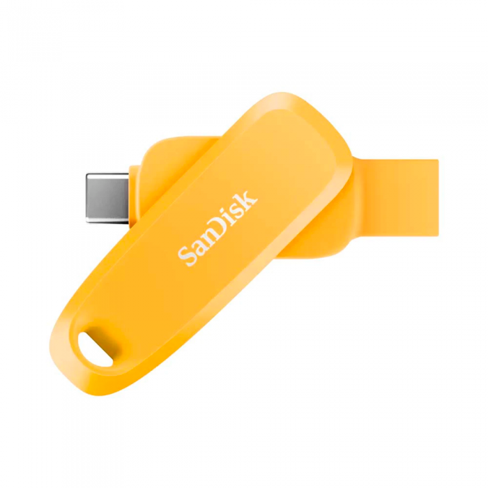 Bộ nhớ ngoài SanDisk 256GB,SDDDC6-256G-G46YD,Phone Drive USB 3.2 TypeC + Type A,Yellow Daffodil (màu vàng )  