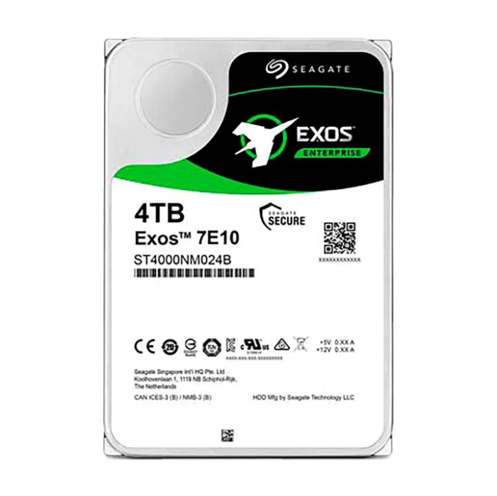 Ổ cứng HDD 3.5 Seagate Exos 7E10 4TB SATA 6Gb/s; Model ST4000NM024B