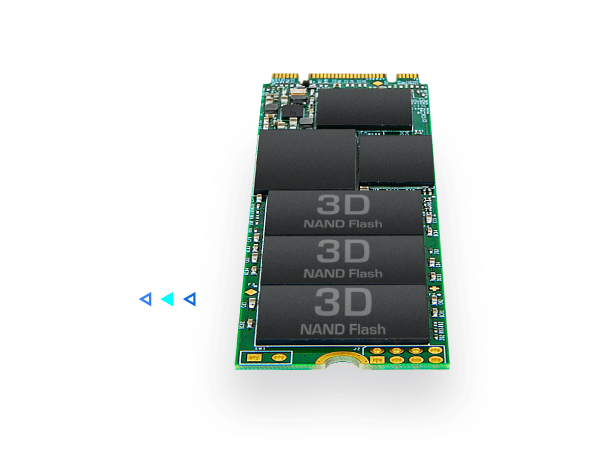 Ổ cứng gắn ngoài SATA III 6Gb/s, M.2 2280, 3D NAND - TS256GMTS832S (256GB)