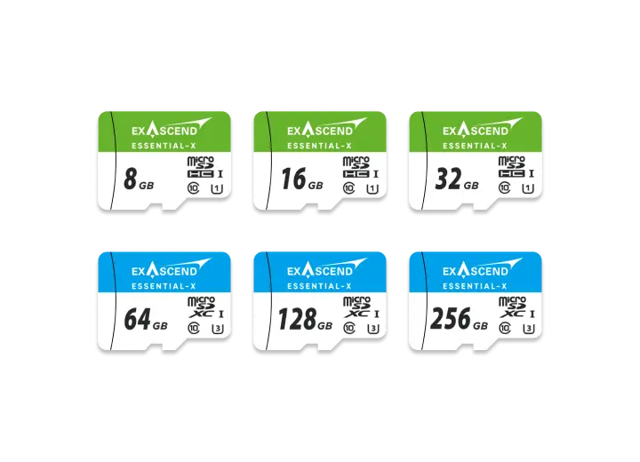 Thẻ nhớ Essential-X micro SD - 256GB hiệu Exascend, model: ES256GTFU3MP