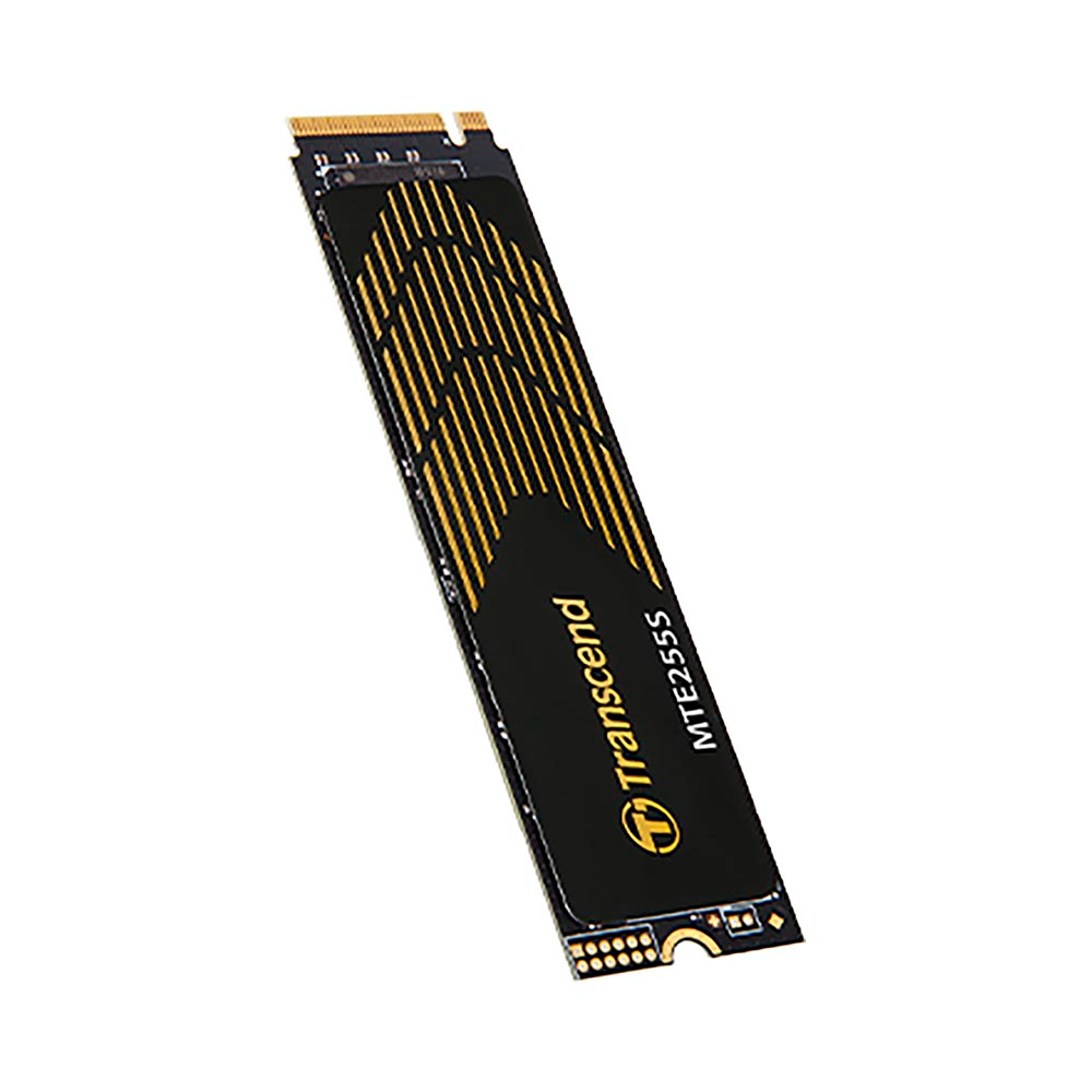 Ổ cứng gắn trong Transcend, 1TB, M.2 2280, PCIe Gen4x4, NVMe, 3D NAND, DRAM-less 7,400/6,100 MB/s, Graphene Heatsink