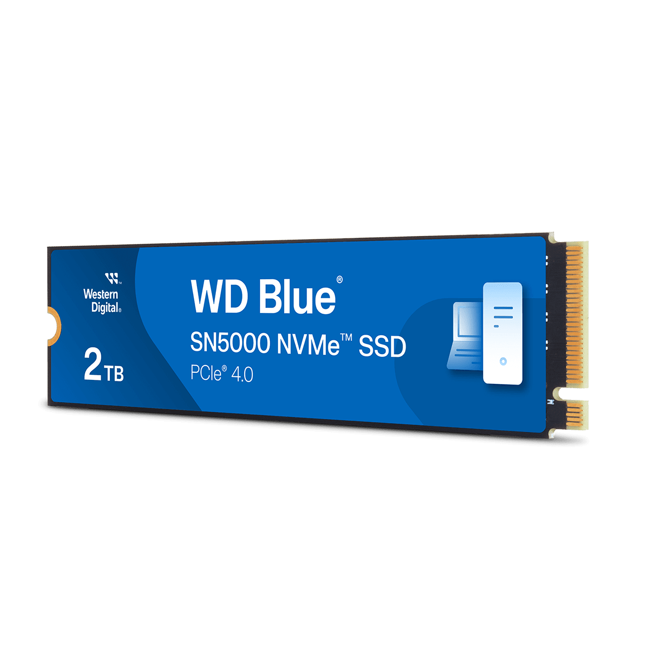Ổ cứng gắn trong SSD WD Blue SN5000 NVMe SSD 2TB PCIe Gen 4x4, 5Y WTY_WDS200T4B0E-00CNZ0