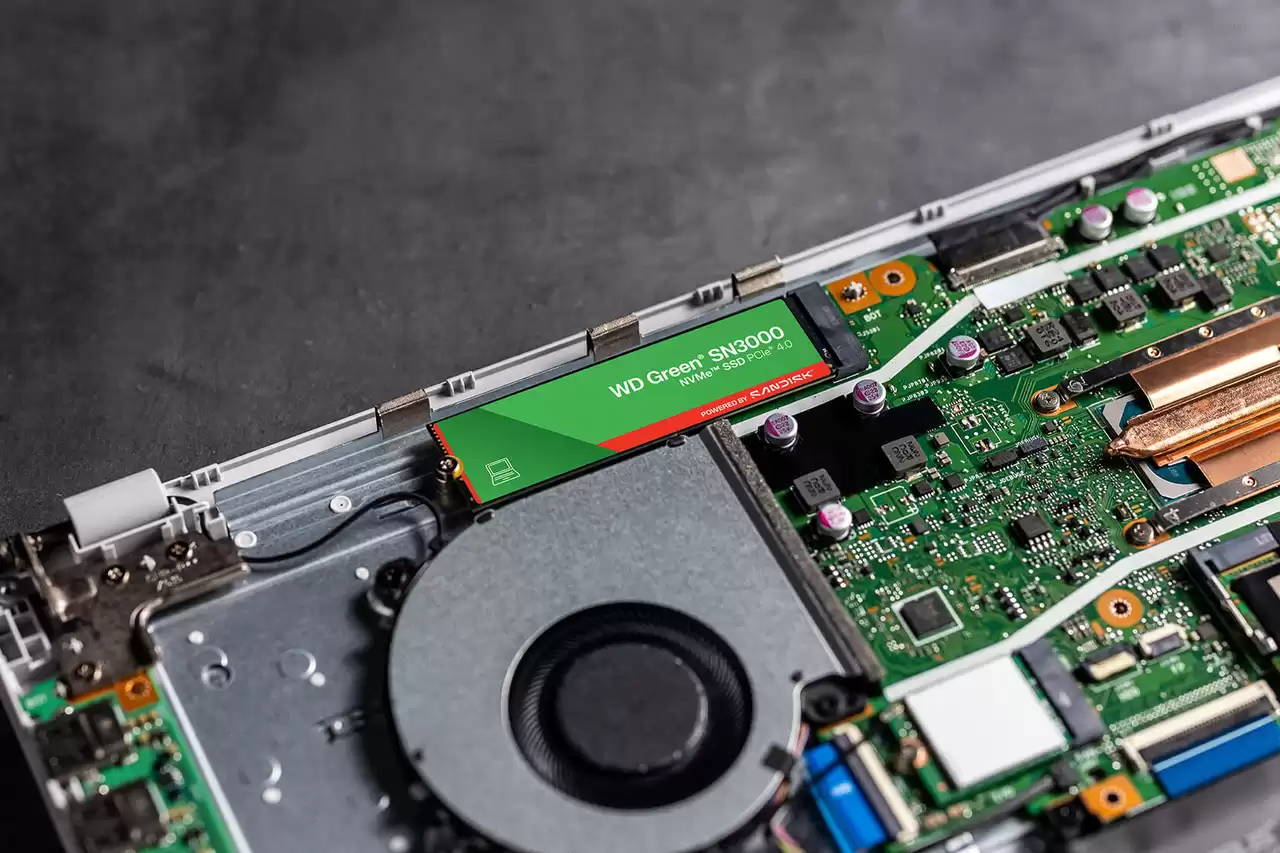 Ổ cứng WD Green SSD SN3000 1TB / SN3000 NVMe / M.2-2280 / PCIe Gen4 / Read up to 5000MB/s