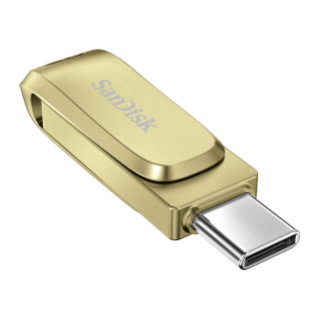 Ổ cứng DĐ SanDisk- 256GB Metal DDDC4 ULtra Dual Drive Luxe  TypeC-SDDDC4-256G-G46GD