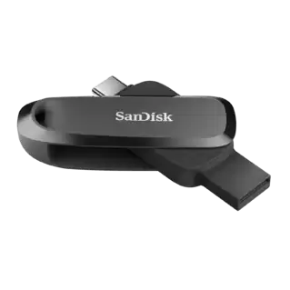 Bộ nhớ ngoài SanDisk 128G, SDDDC6-128G-G46,Ultra Dual Drive USB USB 3.2 Type-C + Type A,French Triman Logo (màu đen)   