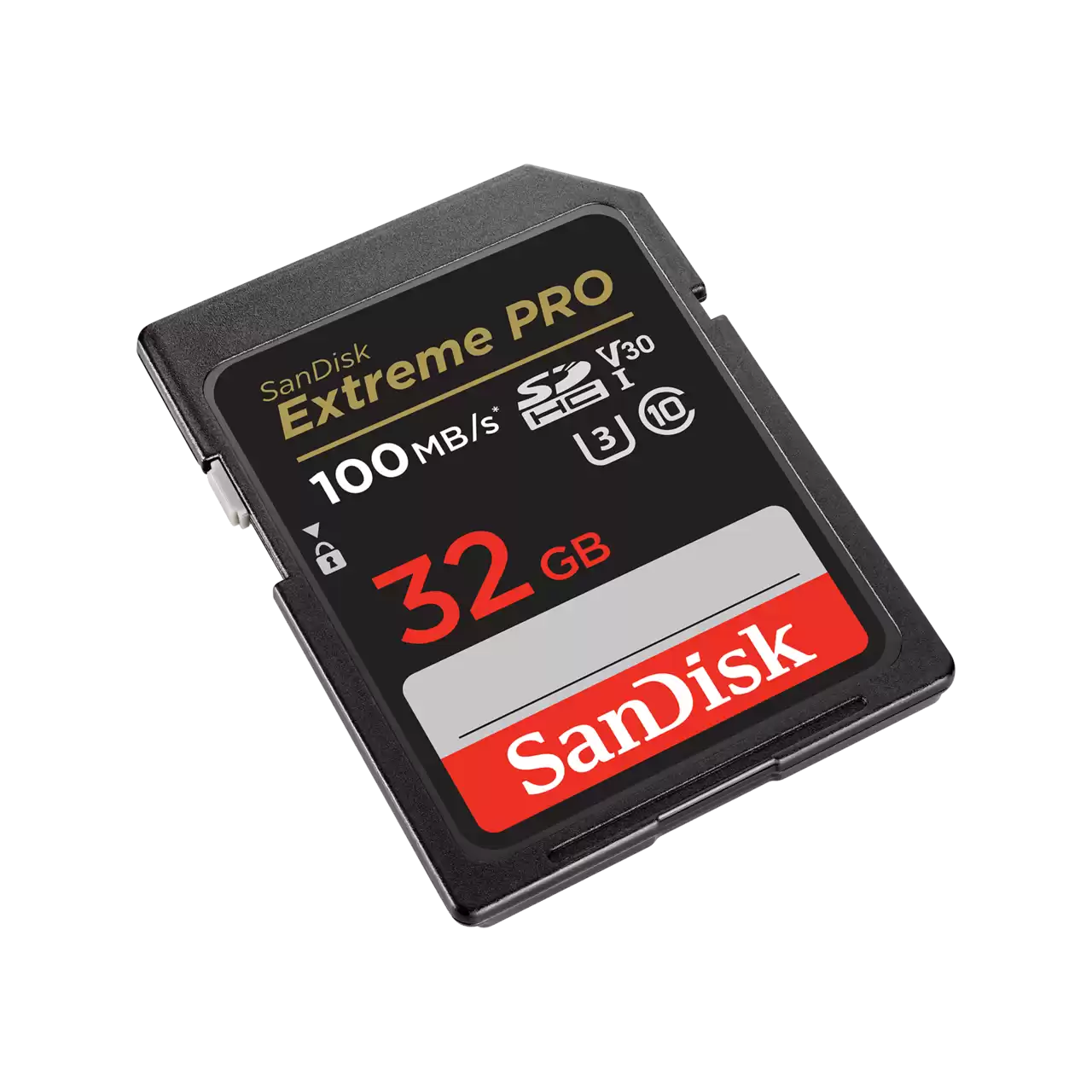 Thẻ nhớ SanDisk 32G Extreme Pro,V30,U3,C10,UHS-I,100MB/s R,90MB/s - SDSDXXO-032G-GN4IN