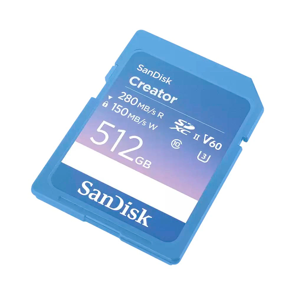 Thẻ SD Sandisk Extreme PRO- 512GB SDXC, Creator Card- SDSDXEP-512G-GNCIS